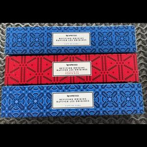 3 Nespresso Vertuo sleeves - Limited Edition- Café de Cuba and Puerto Rico
